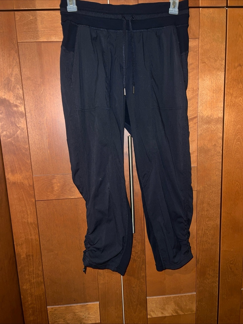 Lululemon Dance Studio Mid Rise Cropped Pant Pants Black Women's Size 8